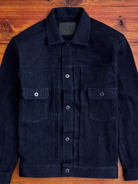 11oz Sashiko Type 2 Jacket in Indigo