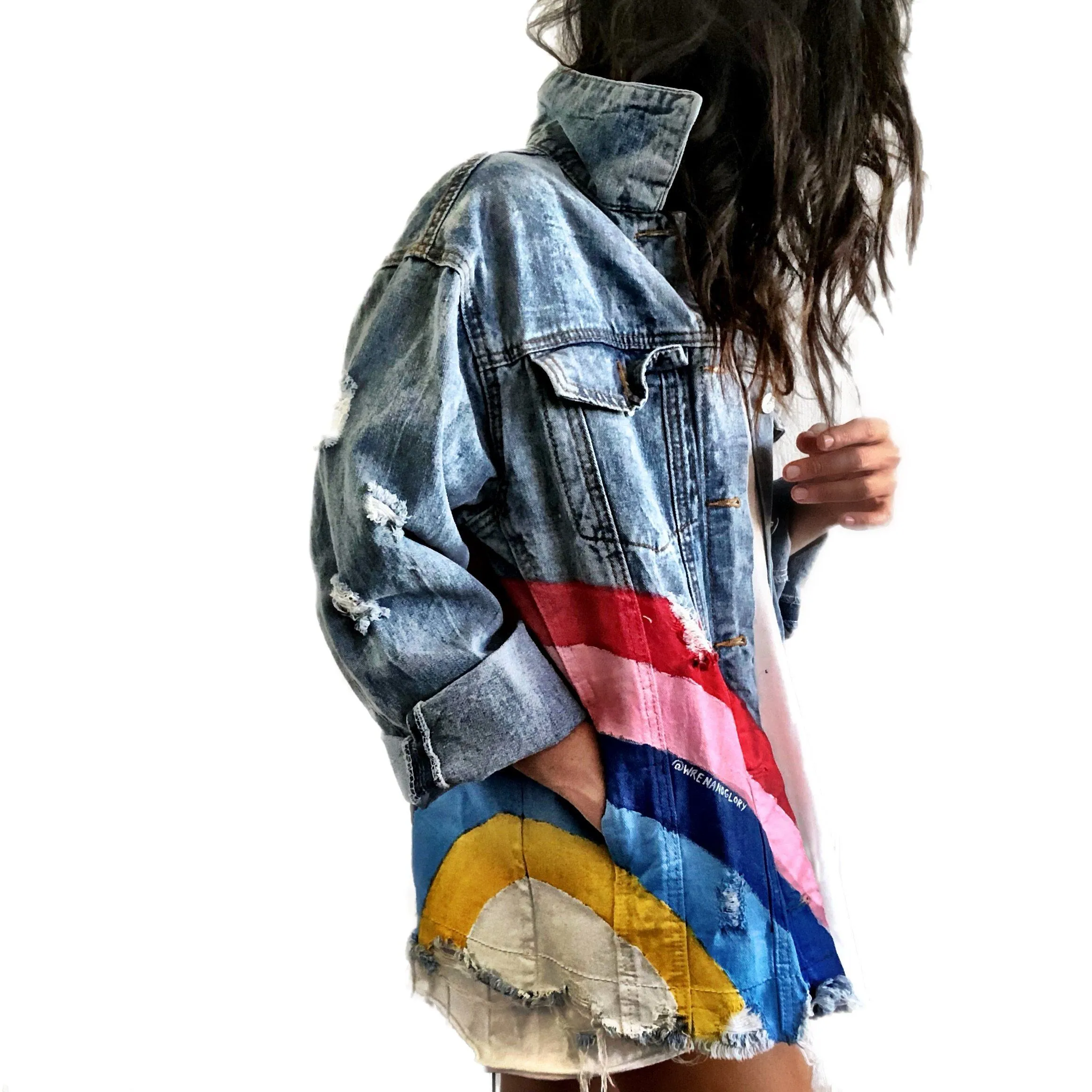 'ALL WE NEED' DENIM JACKET