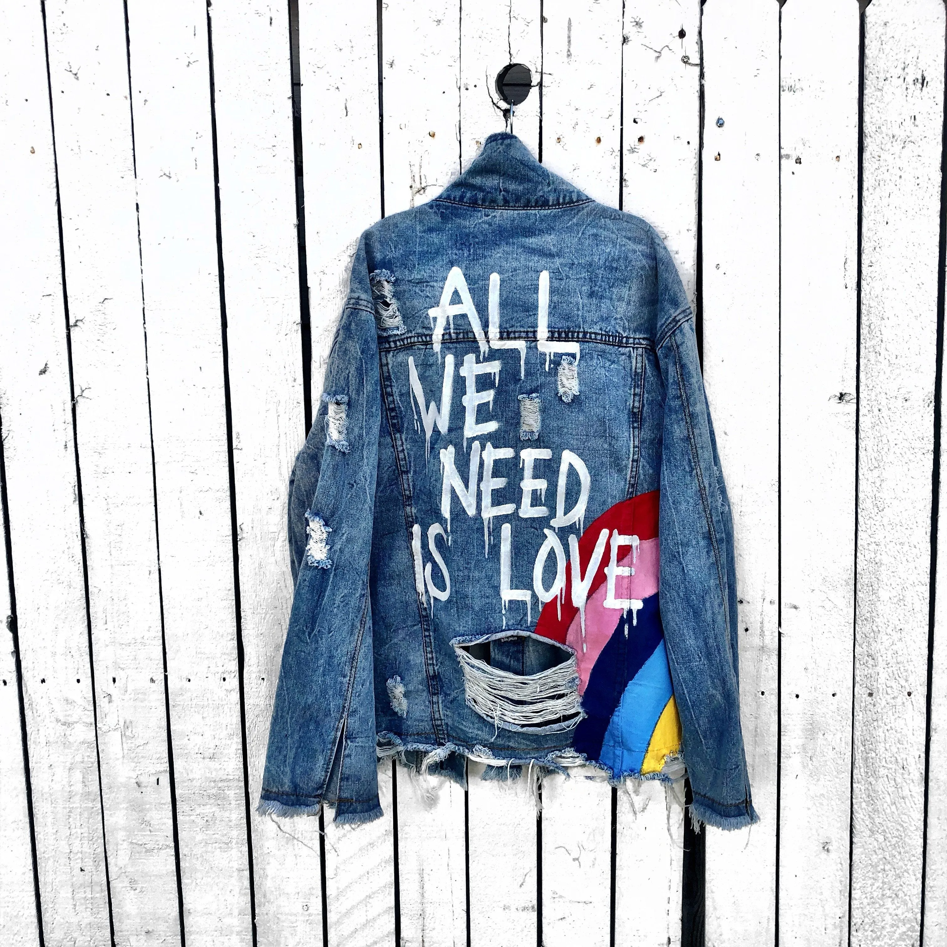 'ALL WE NEED' DENIM JACKET