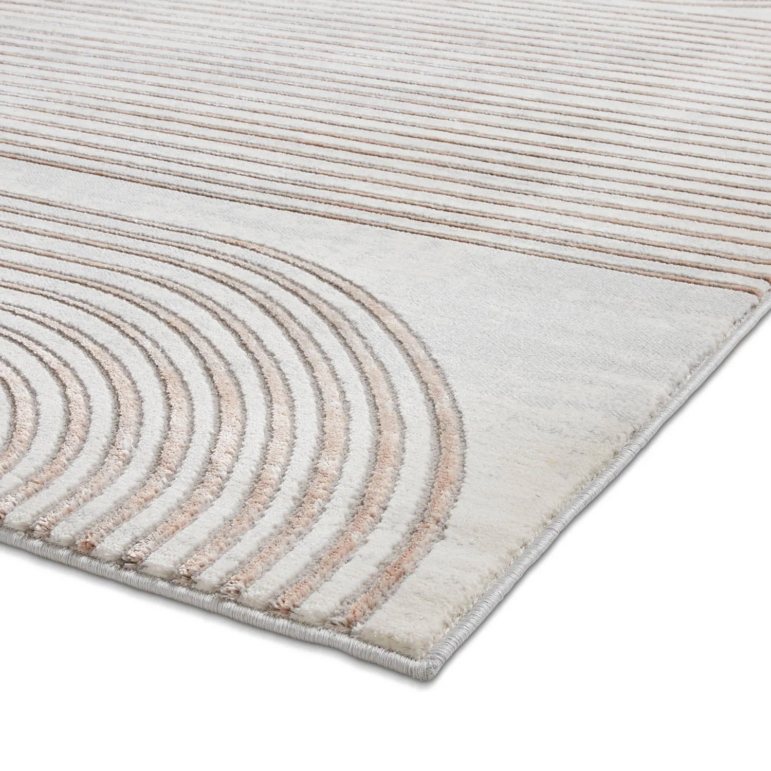 Apollo 2683 Grey/Rose Rug