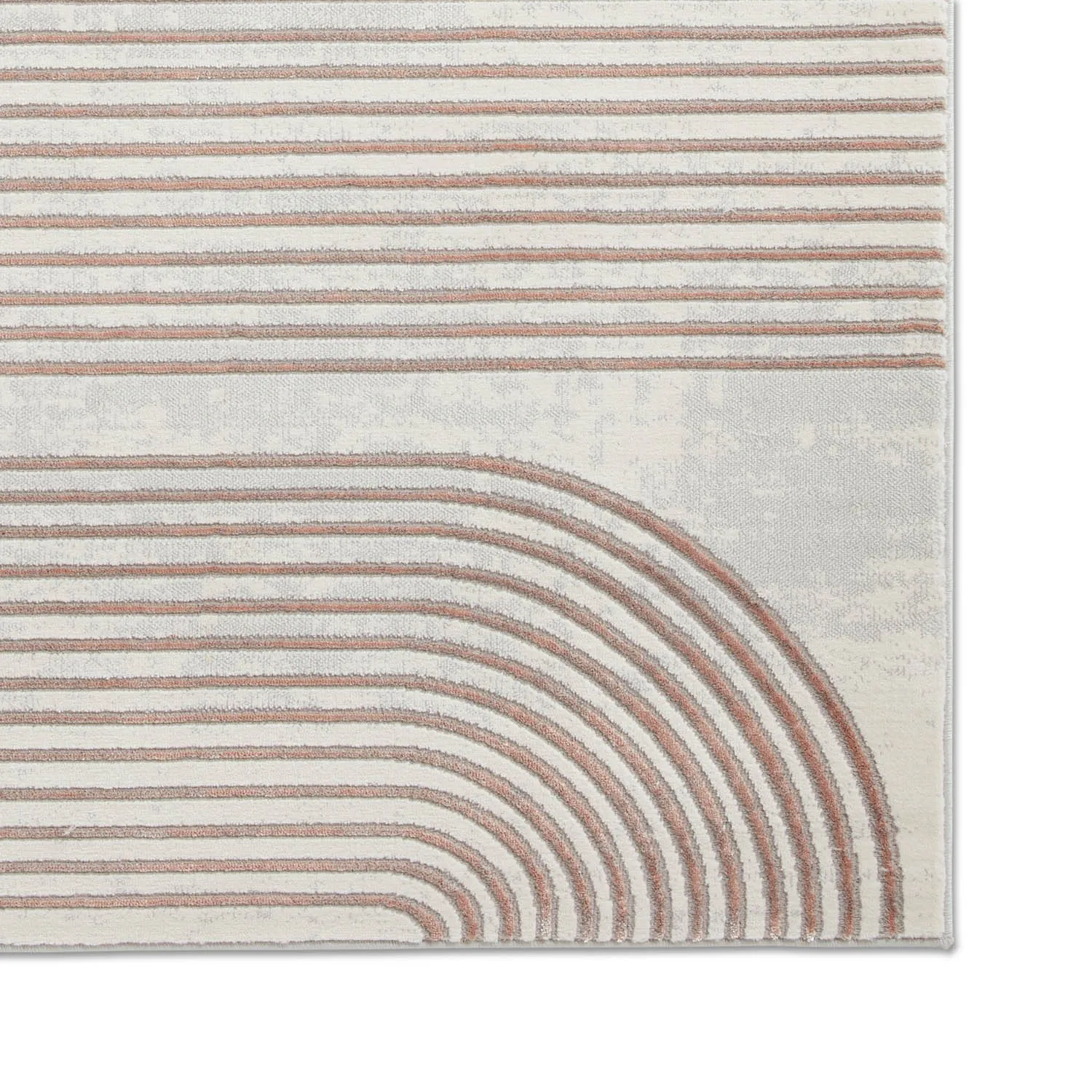 Apollo 2683 Grey/Rose Rug