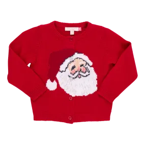 Baby Girls Maude Sweater - Red Santa