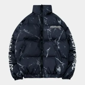 Bear | Y2K Inspired Graphic Print Puffer Jacket