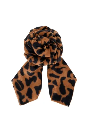 Black Colour  - Bcfox Camo Scarf - Camel