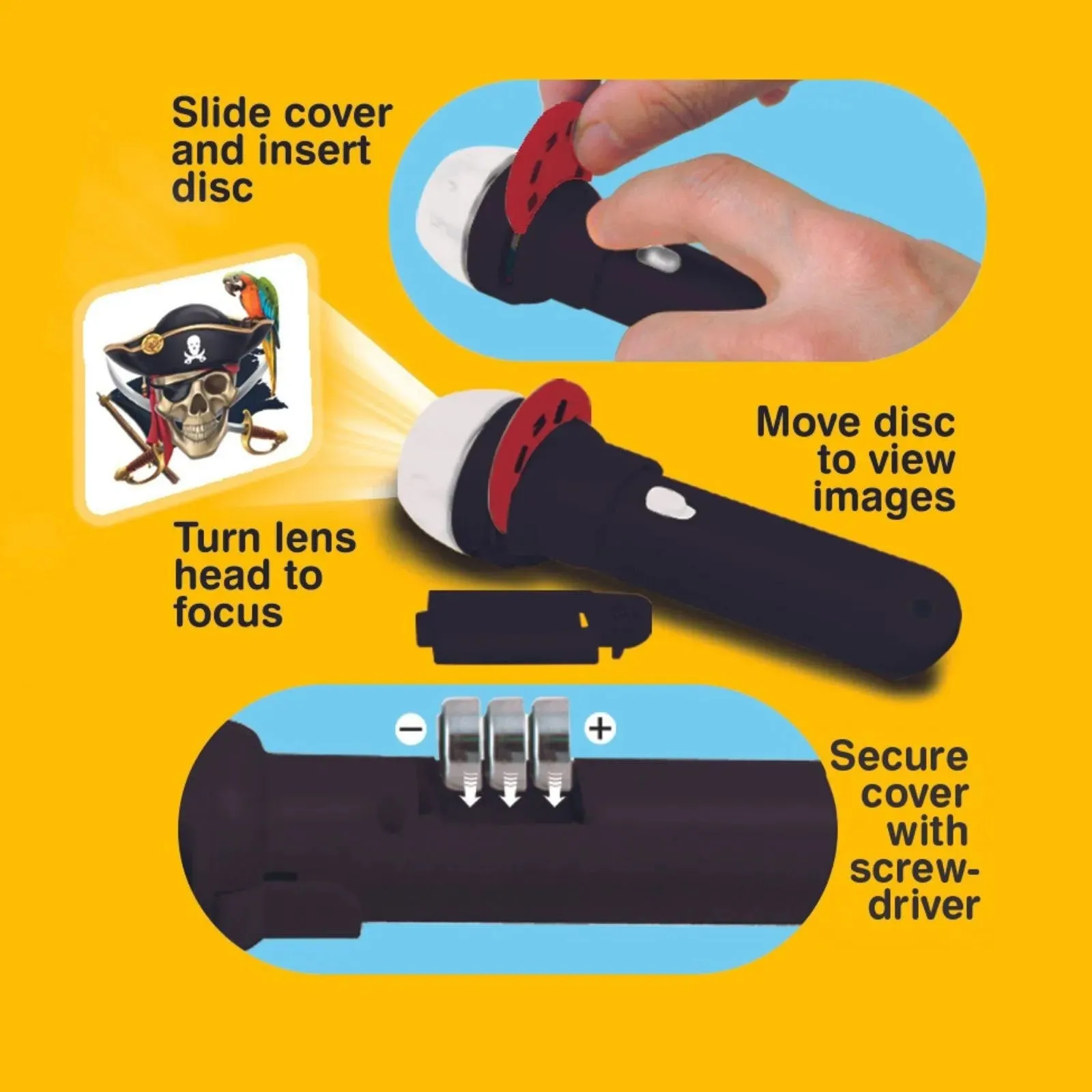 Brainstorm Torch and Projector - Pirate Torch