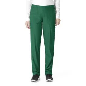 Carhartt Force Liberty Women's Flat Front Straight Leg Scrub Pant - Hunter Green