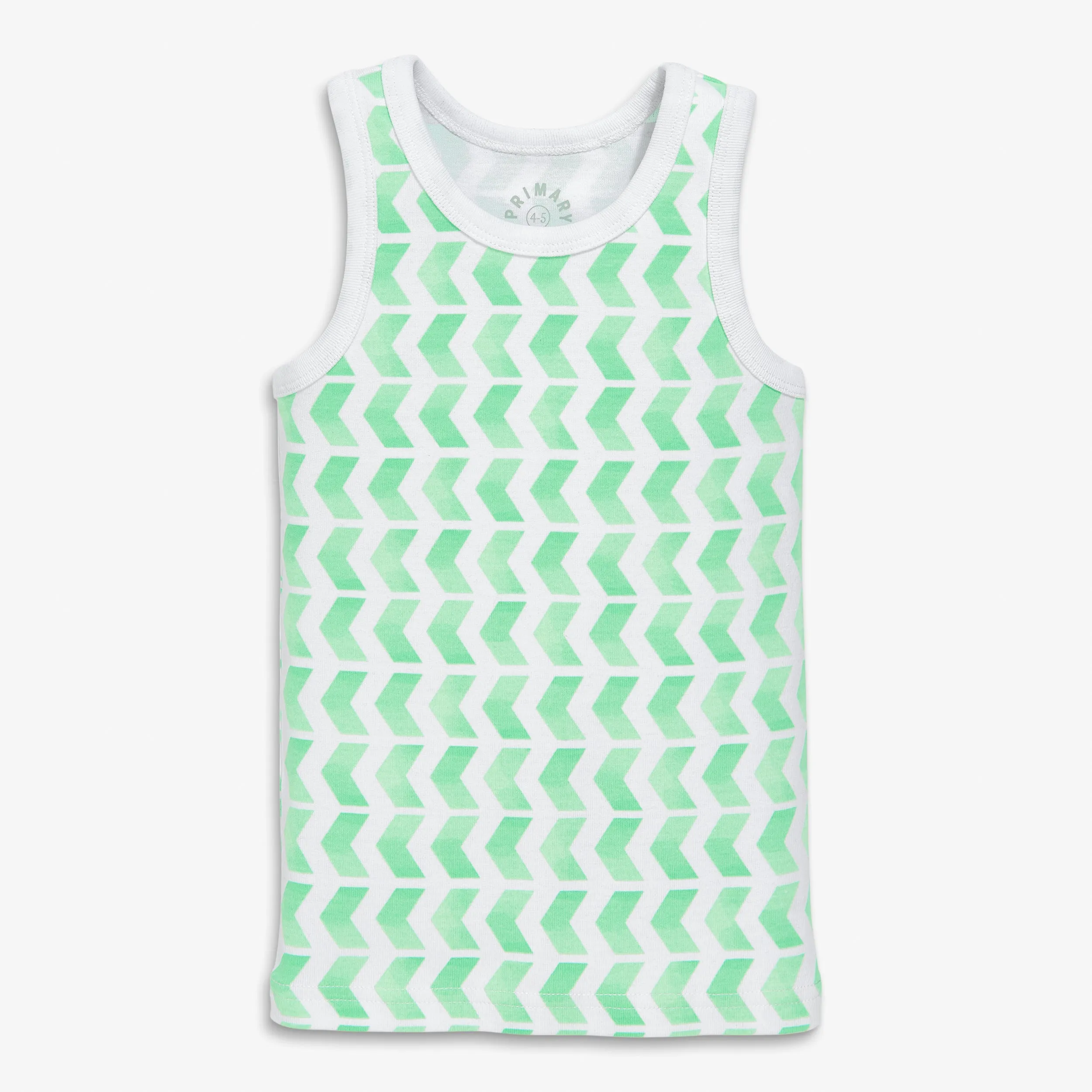 Clearance kids organic pj tank in tile