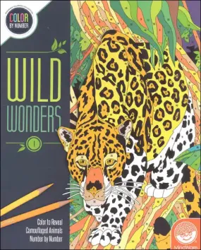 Colour By Number: Wild Wonders