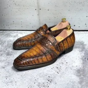 CR04 MOCASSIN - Full crocodile