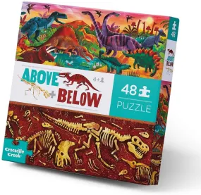 Crocodile Creek 48 Piece Above & Below - Dinosaur World