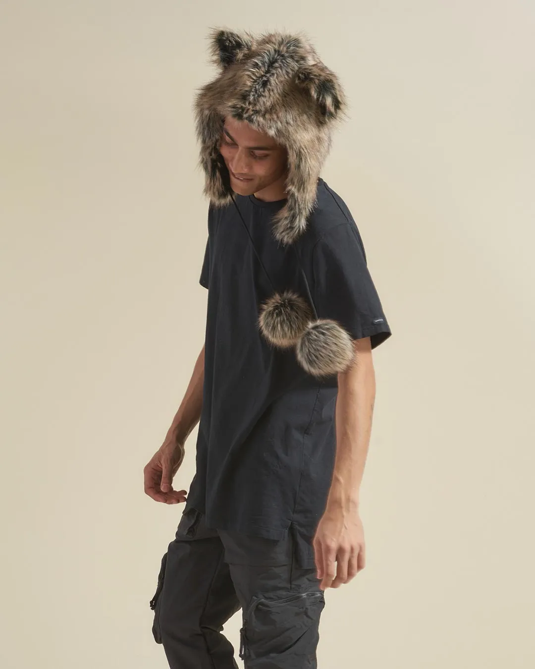 Dire Wolf Faux Fur Half Hood | Men's