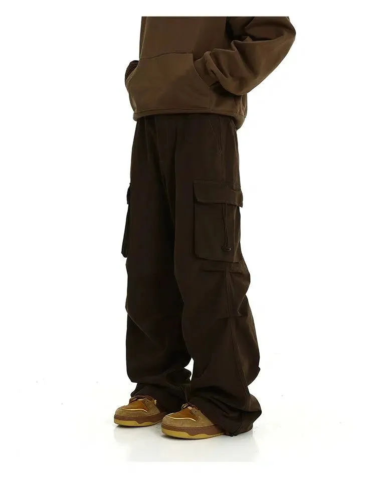 Drawstring Side Pocket Cargo Pants