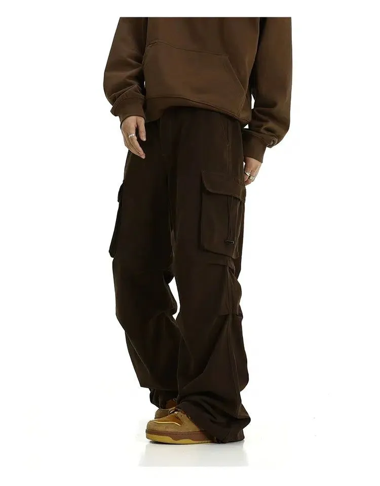 Drawstring Side Pocket Cargo Pants