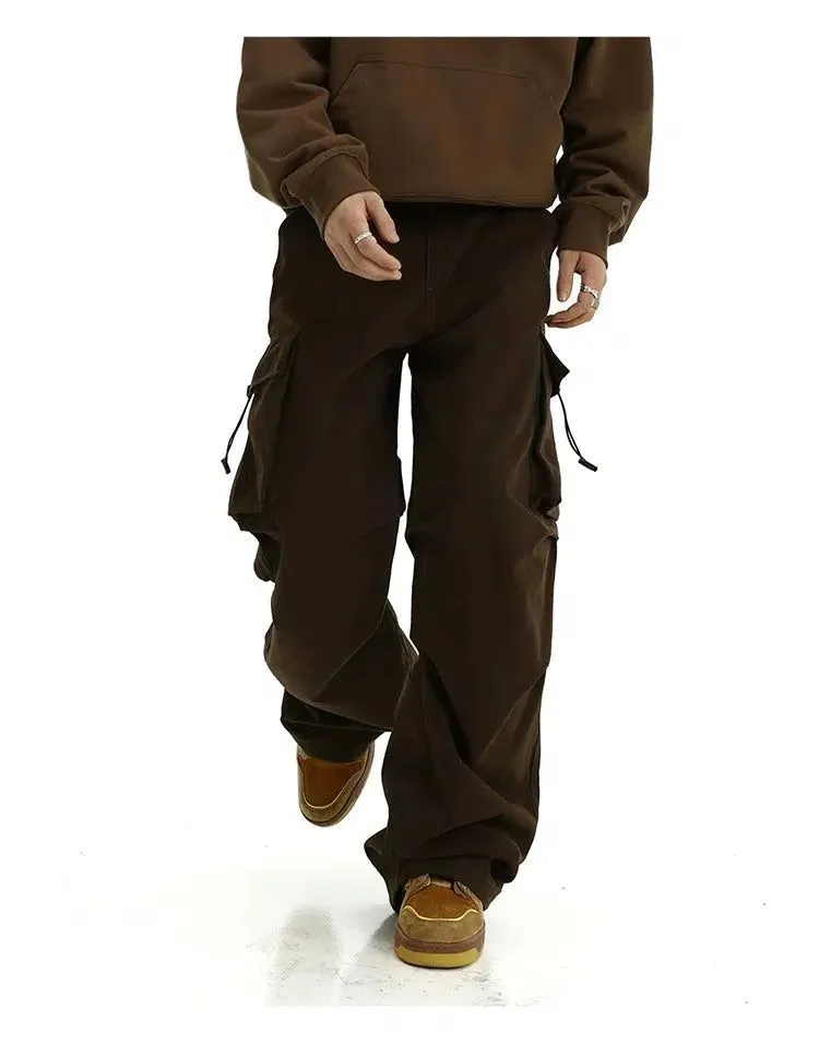 Drawstring Side Pocket Cargo Pants