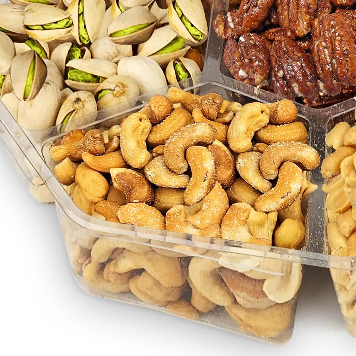 Gourmet Nuts Gift Basket, Platter of Freshly Roasted Delights