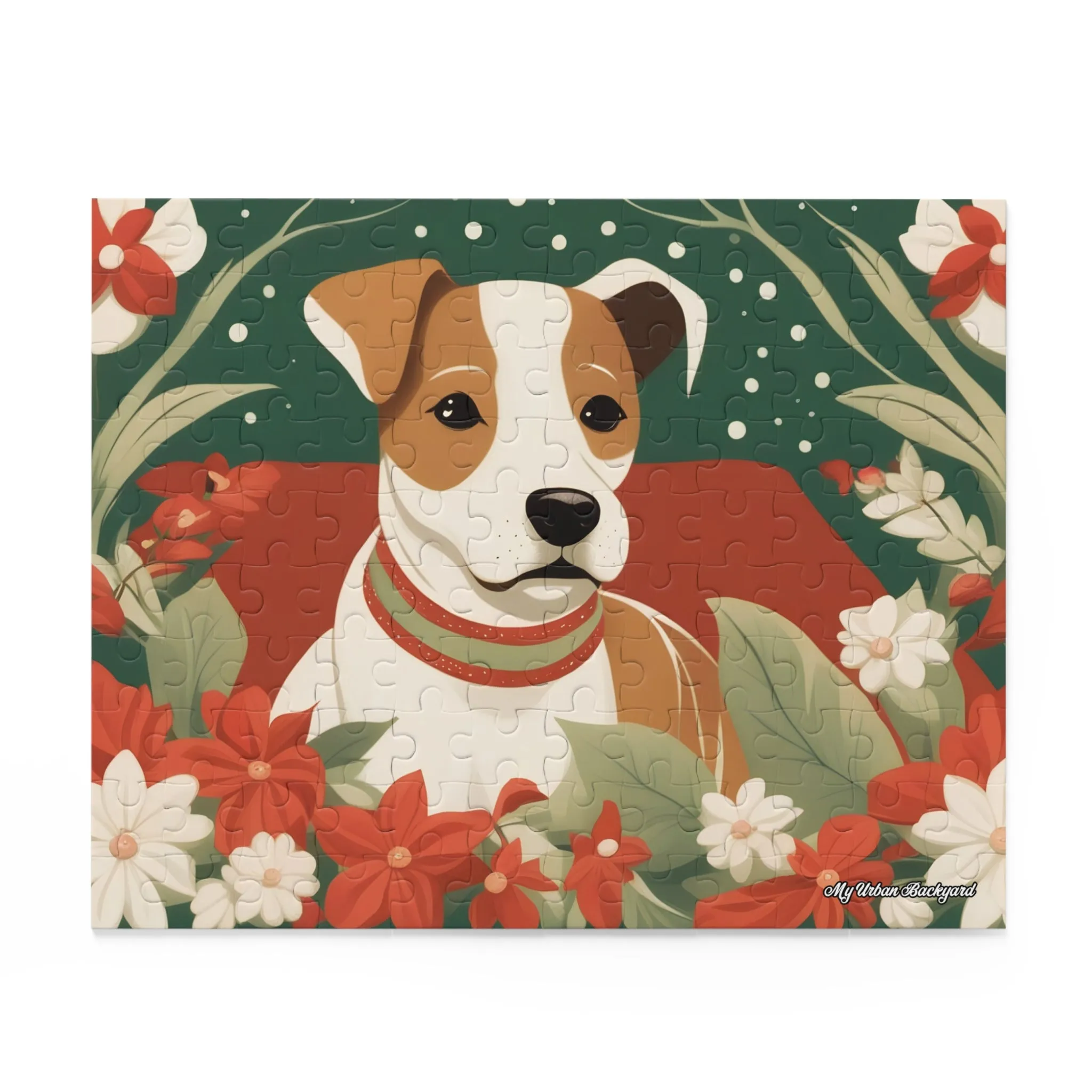 Holiday Puppy, Jigsaw Puzzle, (120, 252, or 500-Piece)