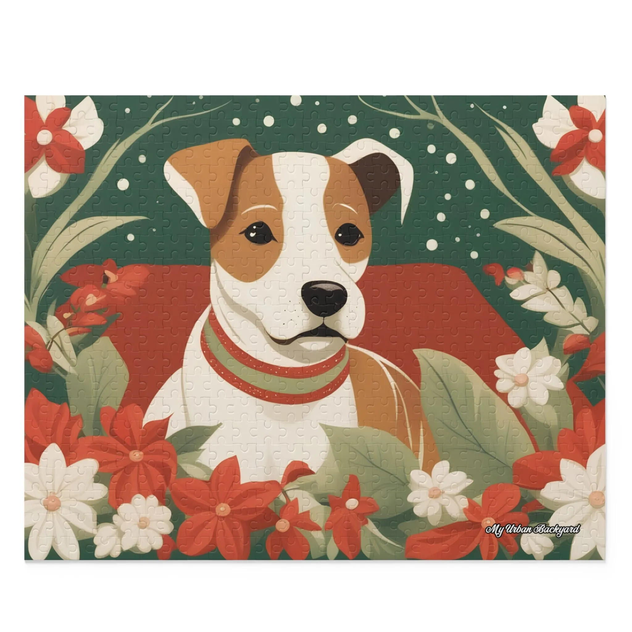 Holiday Puppy, Jigsaw Puzzle, (120, 252, or 500-Piece)