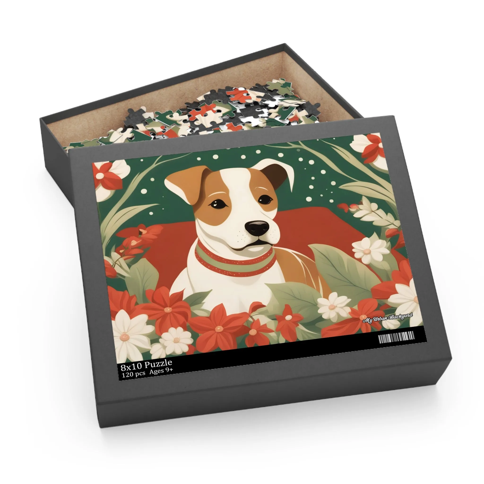 Holiday Puppy, Jigsaw Puzzle, (120, 252, or 500-Piece)