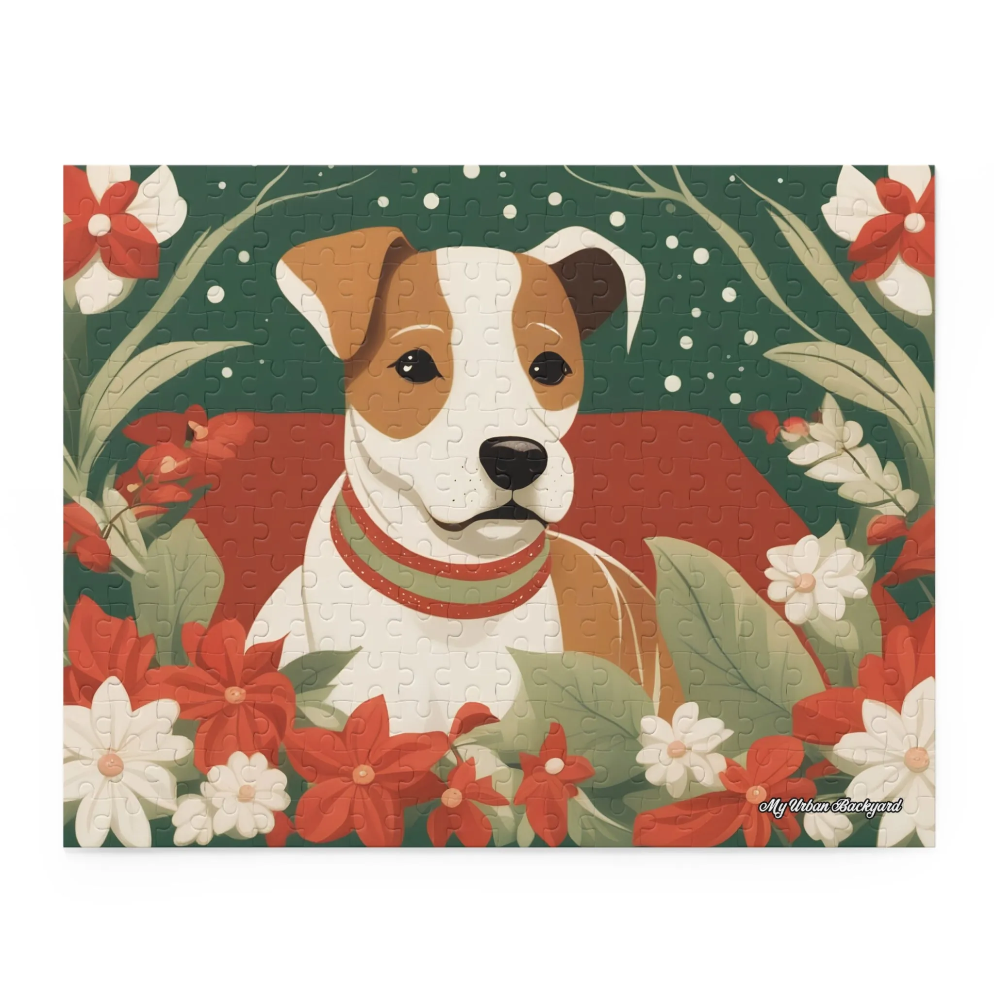 Holiday Puppy, Jigsaw Puzzle, (120, 252, or 500-Piece)