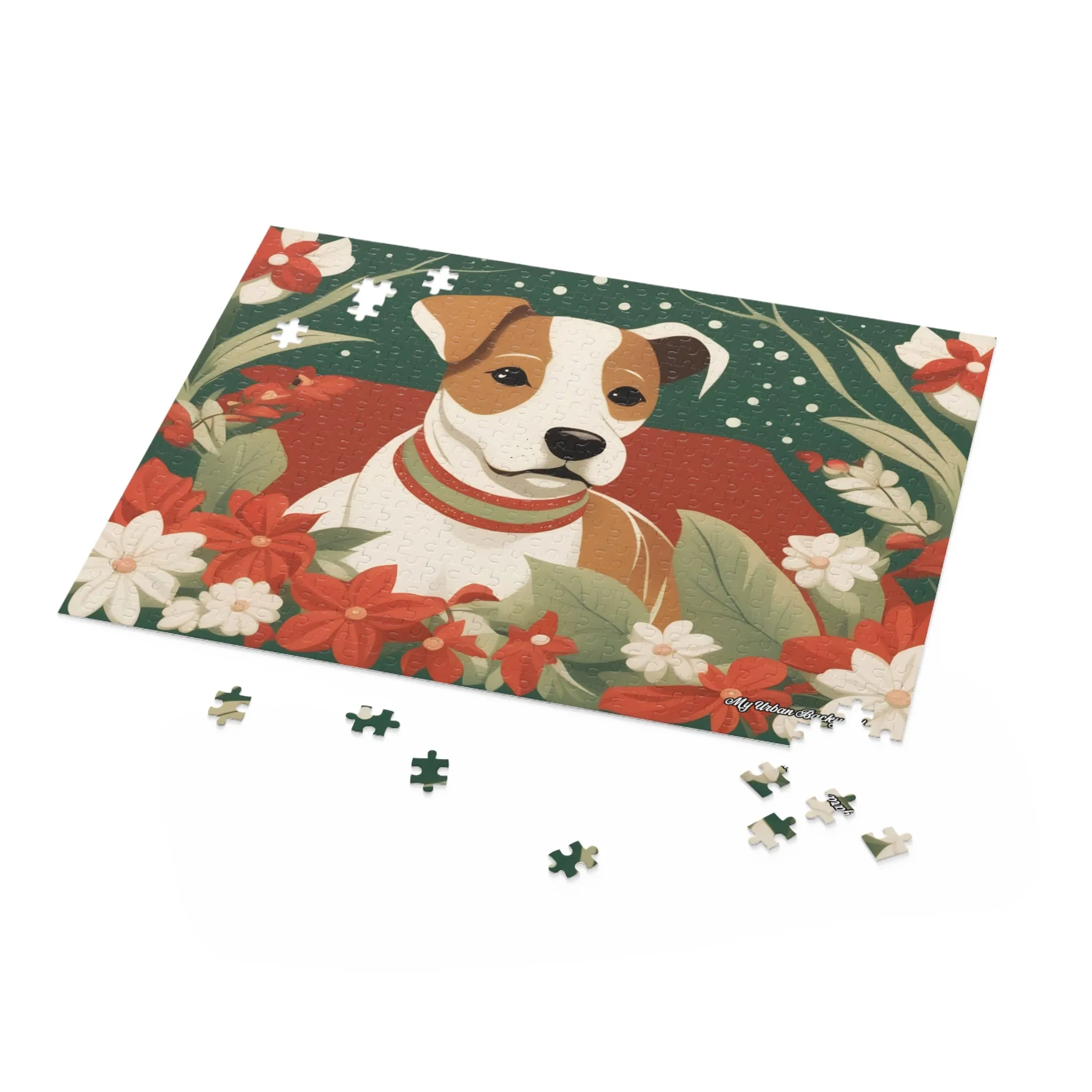 Holiday Puppy, Jigsaw Puzzle, (120, 252, or 500-Piece)