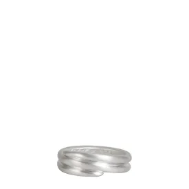 Men's Sterling Silver Single Spiral Ring