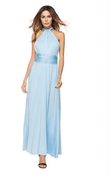 New Light Blue Convertible Bridesmaid Dresses