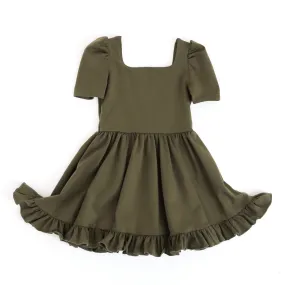 Olive Mod Twirl Dress