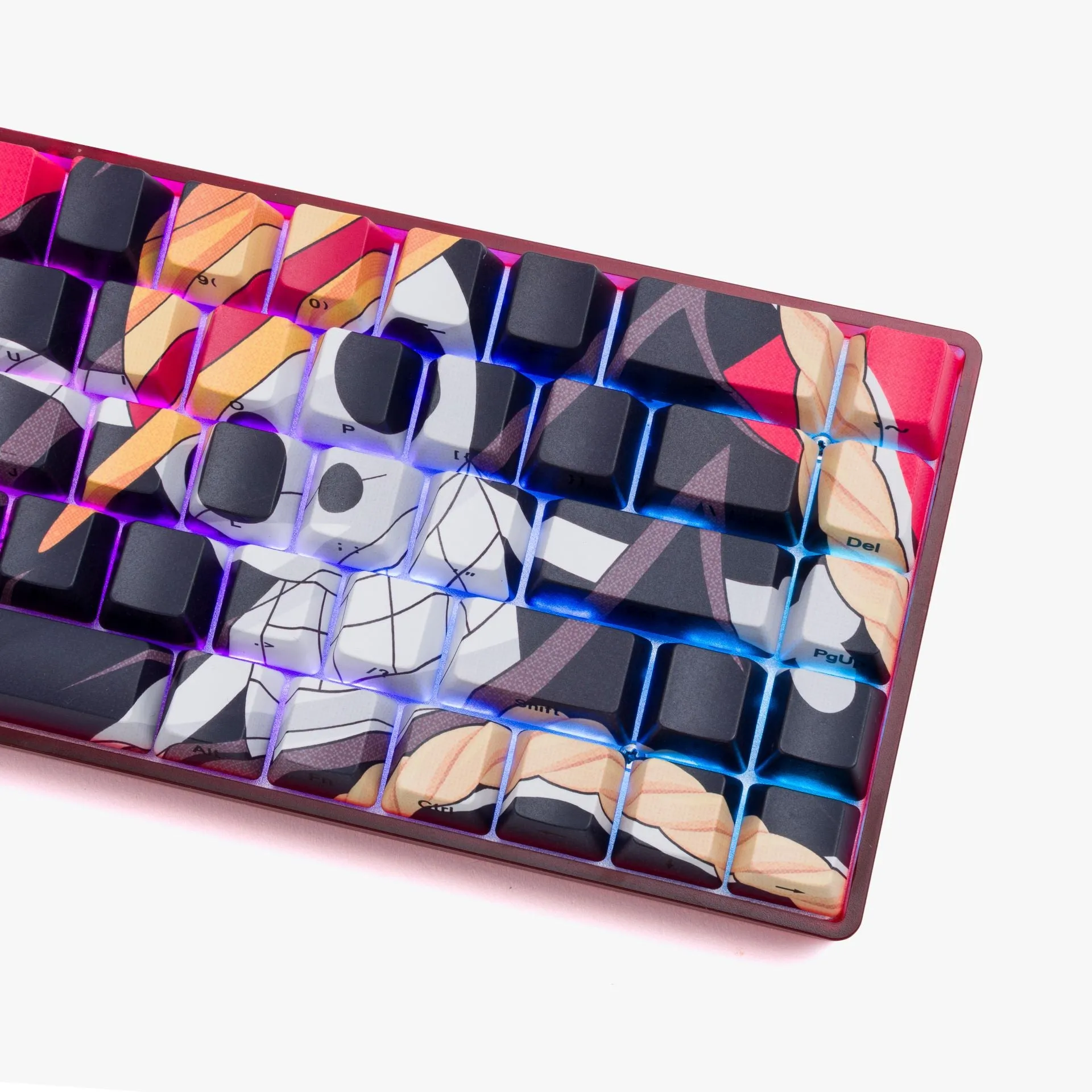 One Piece x HG 68 Keycaps Set - Luffy