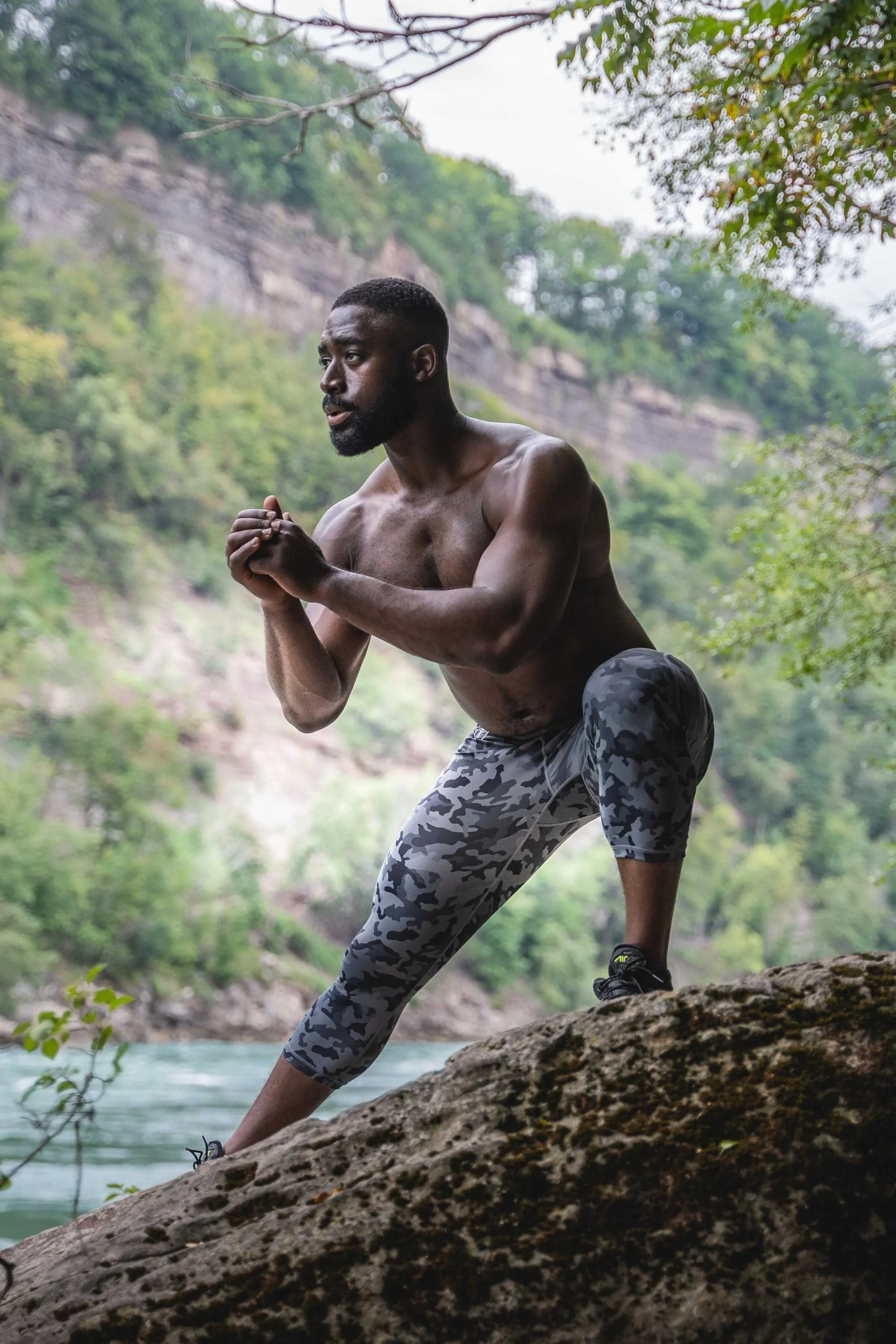 Stealth Camo Recycled 3/4 Meggings