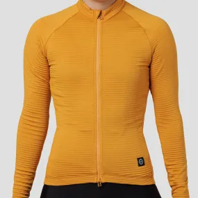 Women's Grid Thermal Jersey - Golden