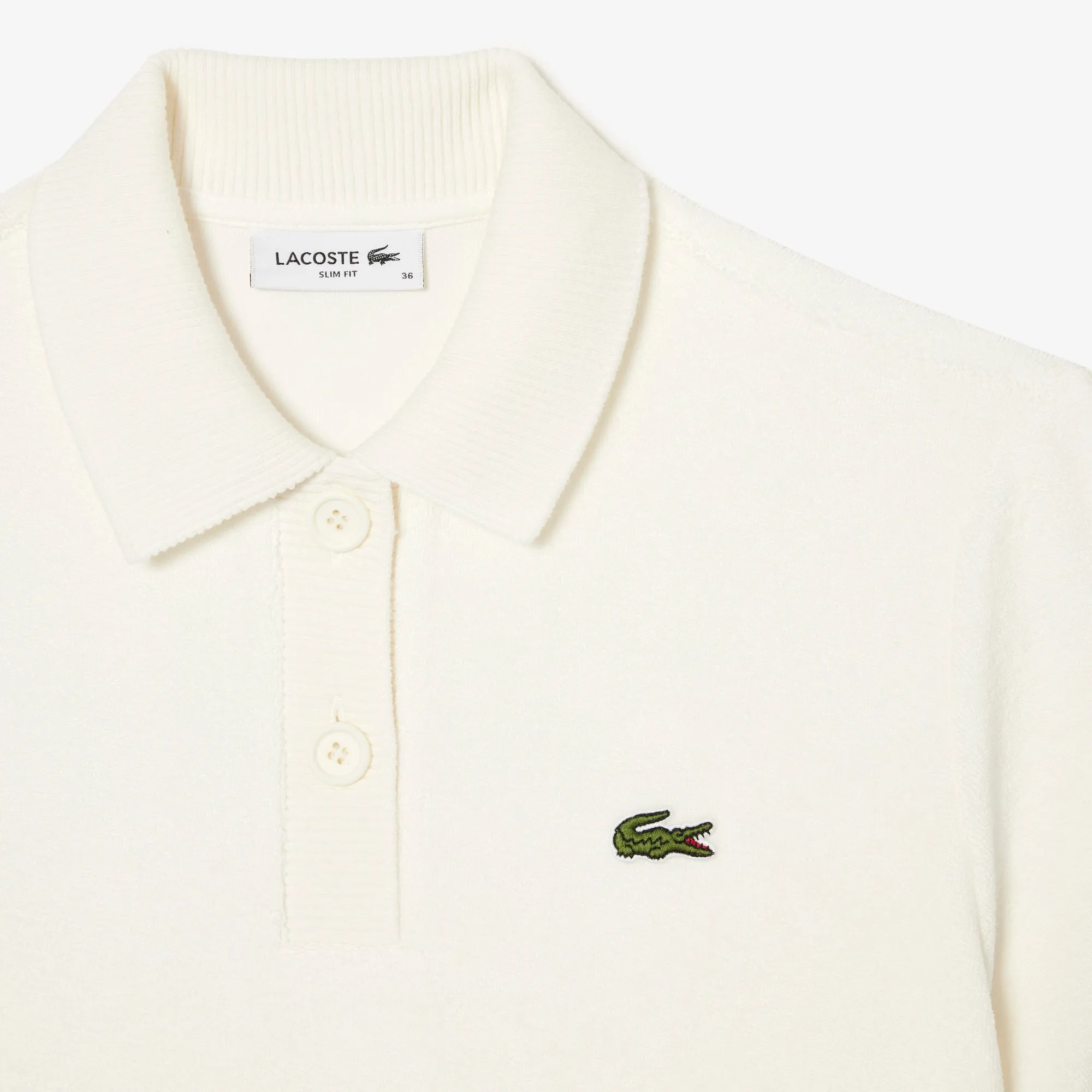 Women’s Lacoste Slim Fit Organic Cotton Terry Polo Shirt