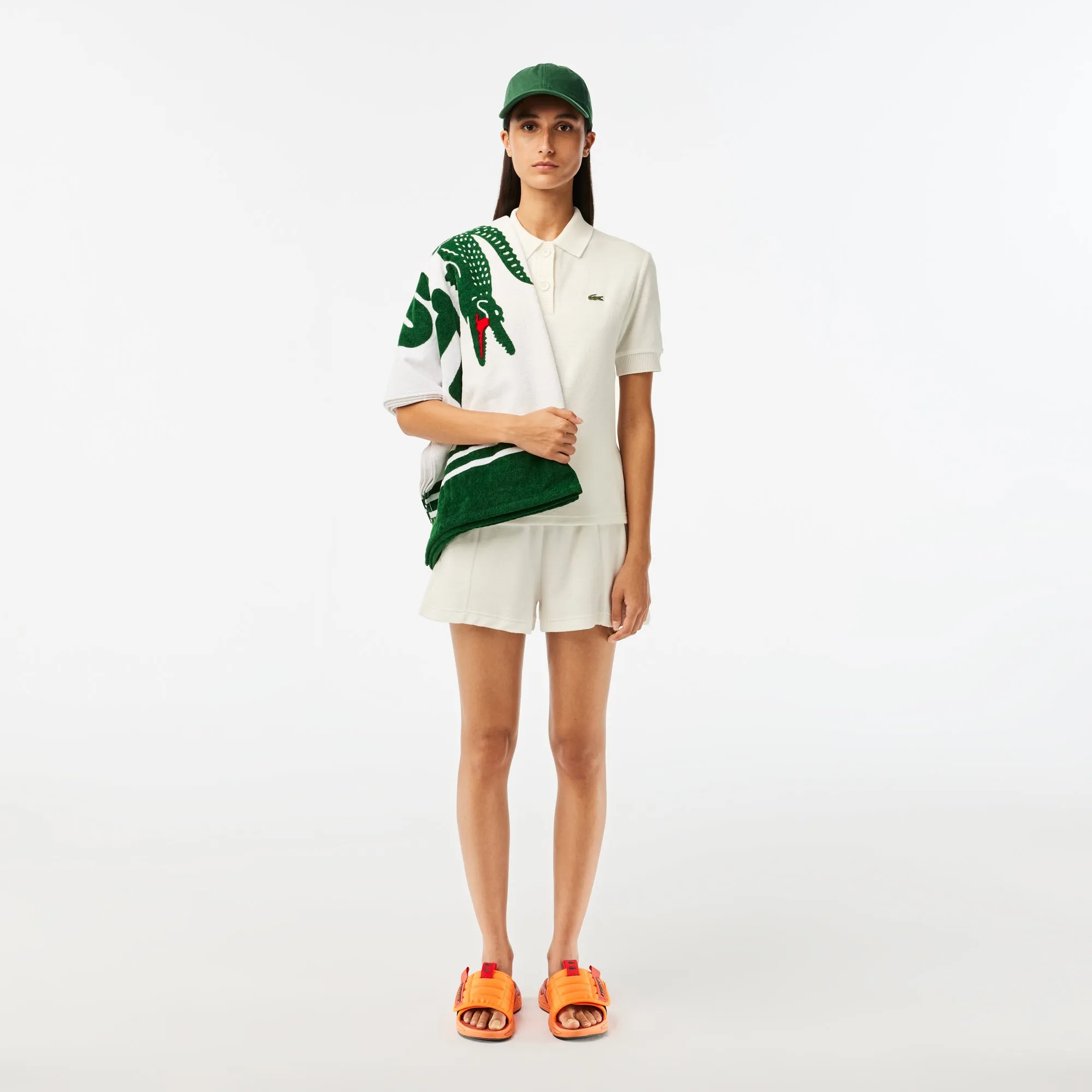 Women’s Lacoste Slim Fit Organic Cotton Terry Polo Shirt