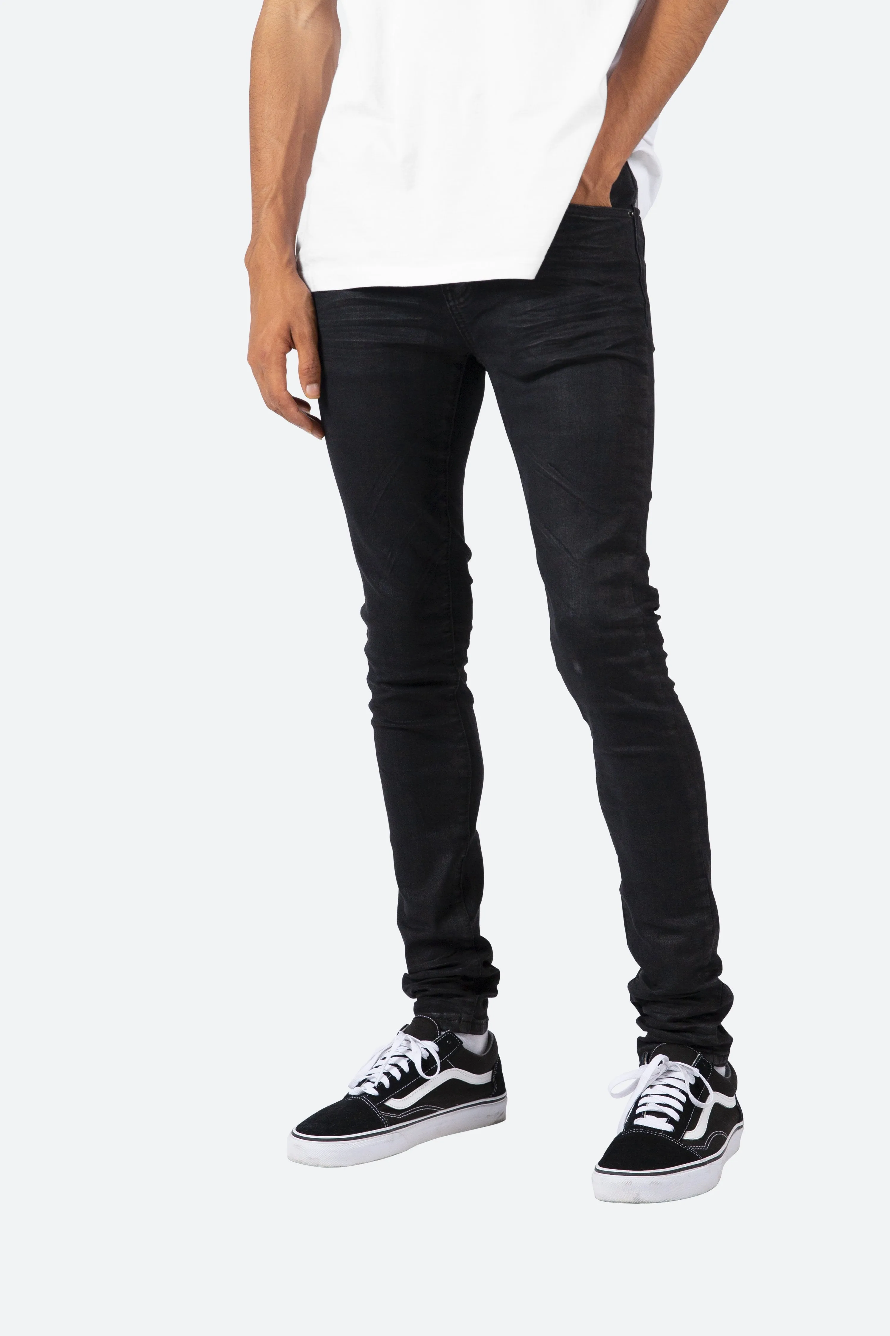 X44 Stretch Denim - Matte Black